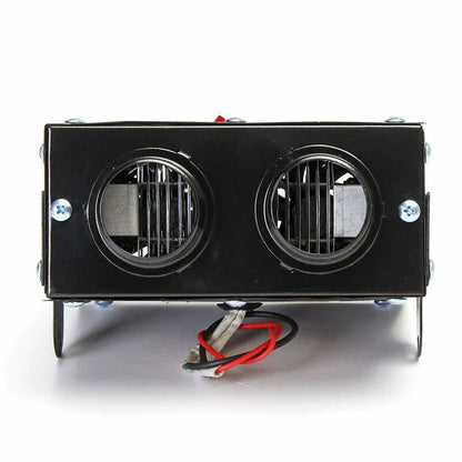 Heavy-Duty Metal 12V Car Heater & Defroster - Industrial Furnace with Extension Hoses (2-Hole or 4-Hole Edition)