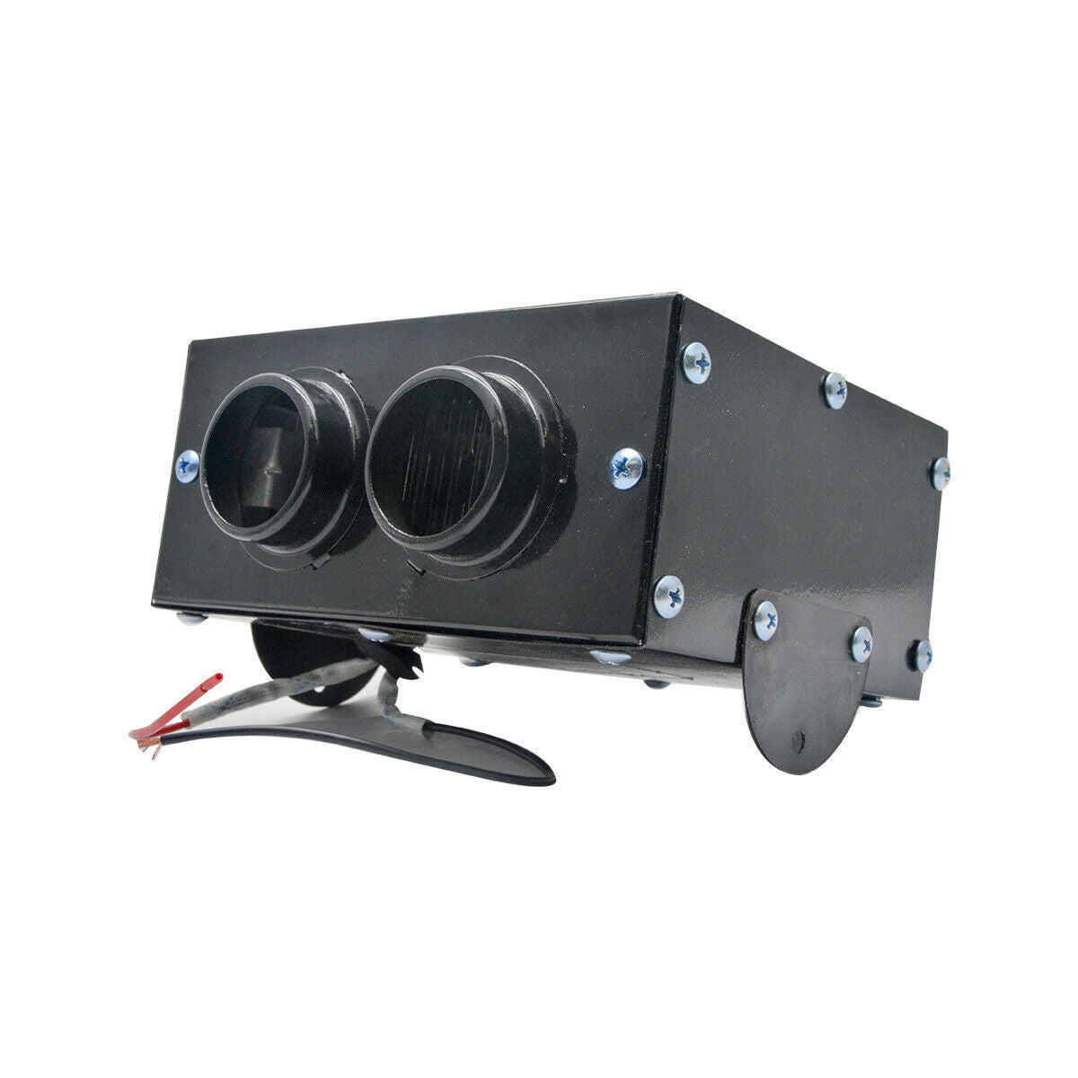 Heavy-Duty Metal 12V Car Heater & Defroster - Industrial Furnace with Extension Hoses (2-Hole or 4-Hole Edition)