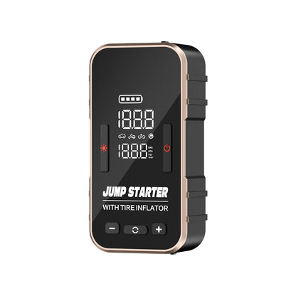 4-in-1 Car Jump Starter & Air Compressor - 8000mAh Portable Battery Booster - 150PSI Digital Tire Inflator (Gas & Diesel)