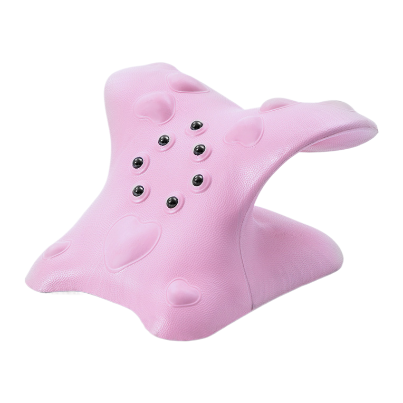 Cervical Neck Traction Device & Stretcher - Magnetic Acupressure Pillow for TMJ, Tech Neck & Shoulder Pain Relief (8 Min/Day)