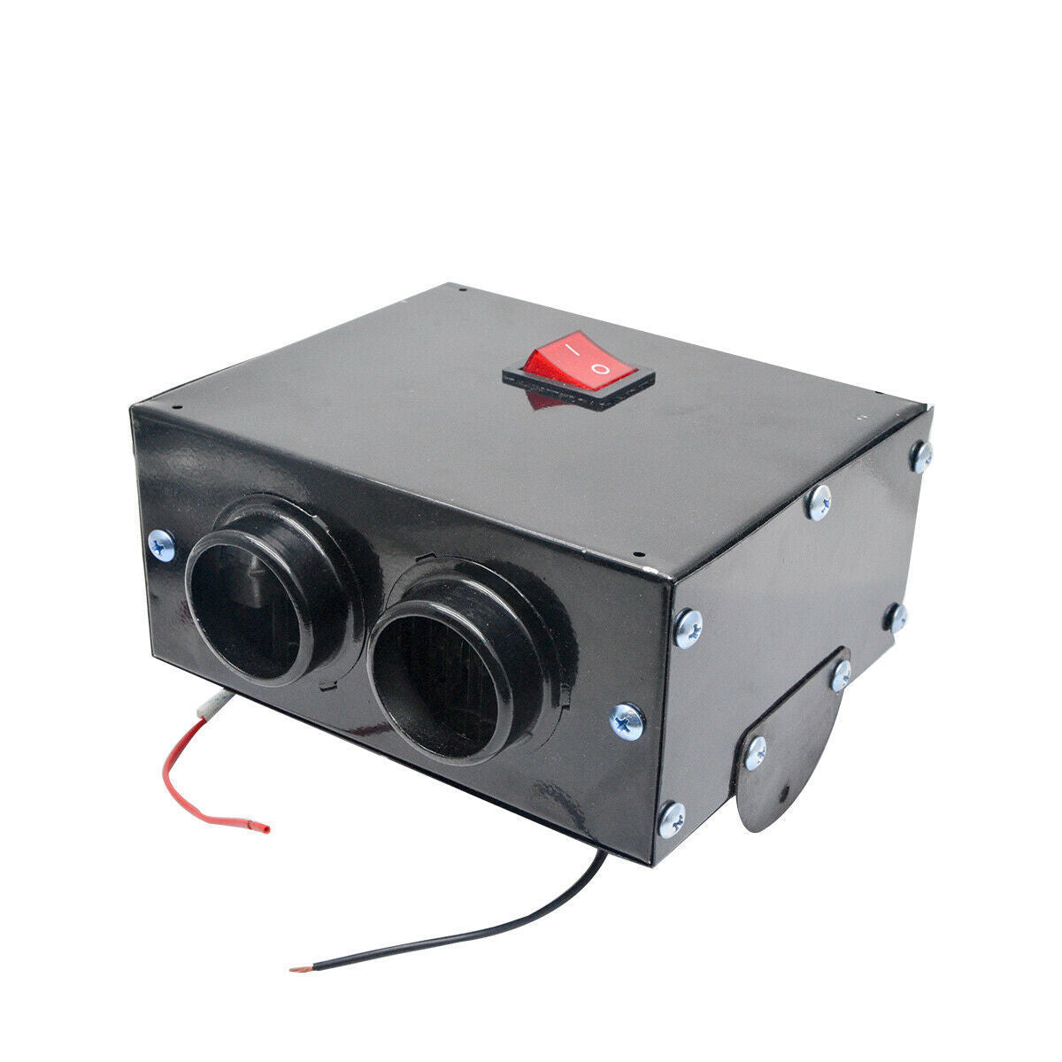 Heavy-Duty Metal 12V Car Heater & Defroster - Industrial Furnace with Extension Hoses (2-Hole or 4-Hole Edition)