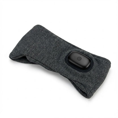 3-in-1 Heated Sleep Mask with Bluetooth Headphones - Wireless Blackout Eye Pad for Migraines, Dry Eyes & Insomnia (3 Heat Levels)