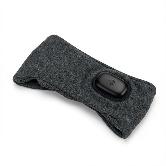 3-in-1 Heated Sleep Mask with Bluetooth Headphones - Wireless Blackout Eye Pad for Migraines, Dry Eyes & Insomnia (3 Heat Levels)