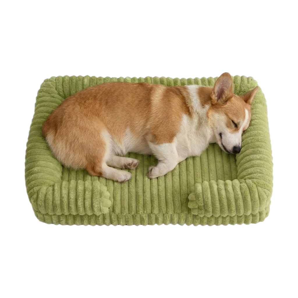 Ultra-Soft Calming Pet Sofa Bed – Warm Winter Plush with Removable Washable Cover (Orthopedic Bolster Support)